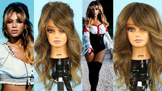 How To | Beyonce Inspired Hairstyles | Beyoncé | Faux Bangs | Tutorial