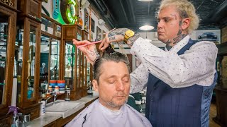 Relax With This 1-Hour Pompadour Haircut At Elizabeth'S Barber Shop | Saint Paul