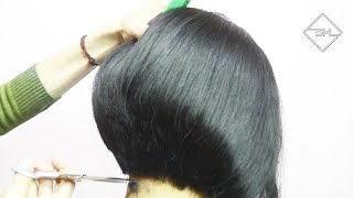 Bob Haircut (Grduation) |Tutorial | Cara Potong Rambut Bob Dengan Mudah