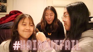 I Let My Sister Cut My Bangs | Haircut Fail