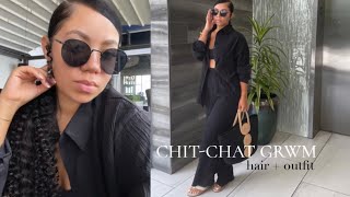 Chit Chat Grwm For Brunch | Hair (Arabella Hair) + Outfit | Living The Soft Girl Life???
