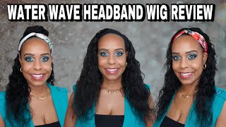 Amazon Human Hair Water Wave Headband Wig Review Ft Fashion Plus | Jackienaturals