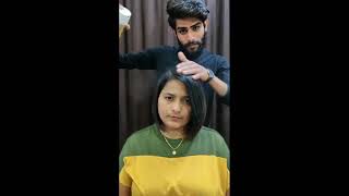 College Girl Haircut | Indian Girl Bob Cut | Reshaping Bob Cut | Indian Women Haircut | Bob Haircut