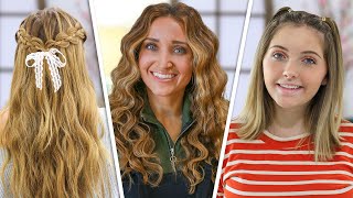 3 Simple Hairstyles For Back-To-School Season | Cute Girls Hairstyles Compilation