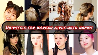 Latest Hairstyle For Korean Girls With Names | Easy Hairstyles #Korean #Koreanhairstyle #Hairstyle
