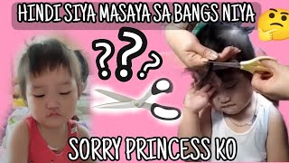 Cutting My Baby Bangs, Her First Haircut Ever| Fail!!! |The Jun Family