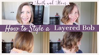 Two Ways To Style A Layered Bob Haircut | L'Ange Le Volume | Get Ready With Me!