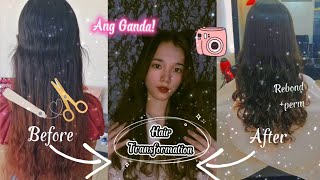 My Dream Hair Korean Digital Perm Ft. Bangs!Experience! Ang Ganda!|Monna Polonio