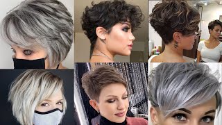 Women Long Pixie Cut New Style 2022|Short Hair With Bangs Best Short Haircut