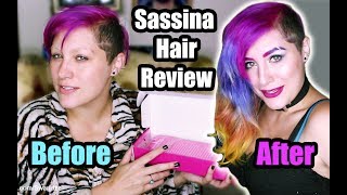Dying And Adding Tape Extensions To My Short Hair! Sassina Hair Review!