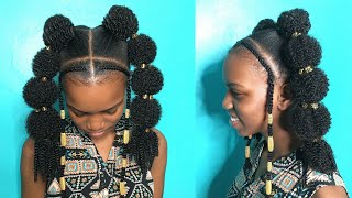 How To Bubble Ponytail With Afro Kinky How To Make A Poodle Ponytail Braiding Hair Hairstyle