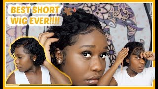Best Short Curly Hair Wig !!!!! Hot Girl Fall   Ft Vipwigs (Pixie Cut)  | Tammie