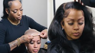 How To Install A Frontal Wig Tutorial