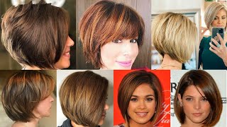 Women Medium Short Bob Haircuts And Styles ||Top Gorgeous Bob Hairstyle Ideas