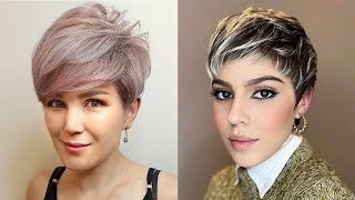Very Short Pixie Haircuts Ideas 2022 | Blonde Pixie Cut Looks Very Attractive