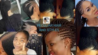 2022 Beautiful Cornrows Hairstyles/ Braided Hairstyles Ideas |Peculiar Hair And Styles