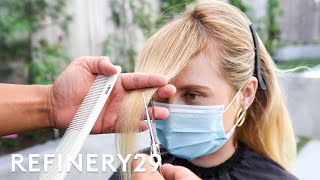 I Got Fringe Bangs For The First Time | Hair Me Out | Refinery29