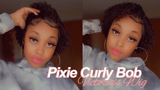 Curly Pixie Cut Lace Wig | Ft Victoria’S Wig