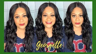 I Would Definitely Purchase Her Again! Outre Synthetic Pre Plucked Hd Lace Front Wig - Georgette!