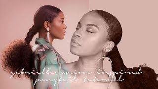 Gabrielle Union Inspired Ponytail Tutorial | Natural Hair