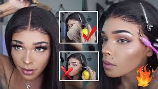 Making A Wig Look Like My Scalp Without Glue For Beginners | Hairvivi