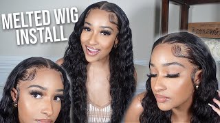 A Super Natural Wig Install For Summer (Melted)  Isee Hair