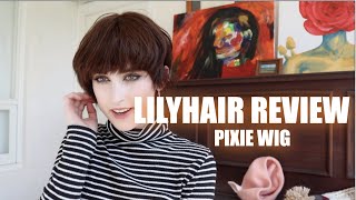 Short Pixie Cut Wig Review | No Cutting, No Glue, No Lace | Lilyhair