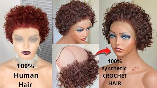 Diy || Use Crochet Hair To Make Trending Human Hair Wigs  (Detailed & Beginner Friendly)