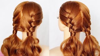 Dutch Braid Step By Step For Beginners | French Braid Hairstyle For School | Hair Style Girl 2020