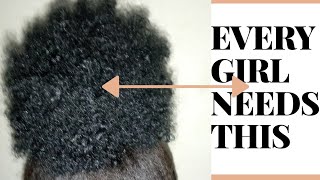 How To Make Afro Puff Ponytail At Home In 30 Minute... Step By Step Tutorial.
