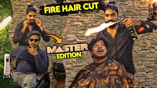 ‍Master Vijay Style Fire Haircut - Evan Vandhalum Vettuvom