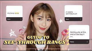 How I Get My Airy Bangs ✨ | Speishi