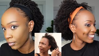 Lazy Girl Afro/Natural Headband Wig For All Naturals Ft Youth Beauty Hair