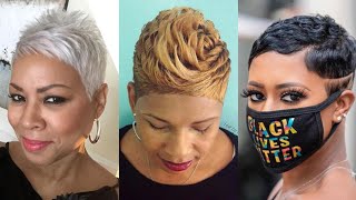 Pixies! 50Pixie Short Hairstyles For Matured African American Women/So Satisfying