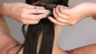 How To Clip In Extensions For Short Hair - Luxury For Princess