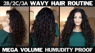 Humidity Proof Wavy Hair Routine