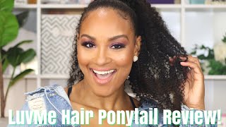 Luvme Hair Afro Kinky Ponytail.. This Ain’T Ya Average Drawstring!