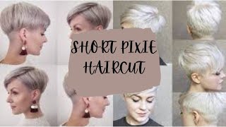 Short Pixie Hair Cut | Hair Color Hair Style Short | Bob Cut #Cortos  #Shorts #Pixiehaircut #Blonde