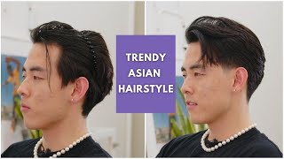 Korean Inspired Hairstyle On Asian Hair! - [Haircut & Styling]