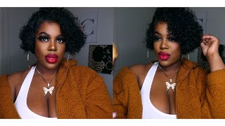 Affordable 360 Lace Curly Pixie Wig| Youth Beauty Hair Boutique