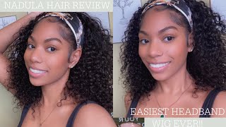 Easiest Wig Ever!| Nadula Headband Wig Review