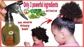 No More Frizz-Hair I'M Still Shocked!!!   Only 3 Ingredient Grow Extremely Thicker Hair