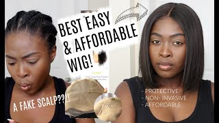 Fake Scalp?! Best Wig I Have Ever Tried! Perfect For Natural Hair Girls || Ft. Royalme