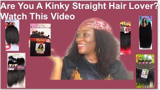 Kinky Straight Human Hair/Synthetic Hair To Check Out/Facts You To Know About Kinky Straight Hairs
