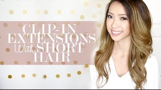 How To Clip In Hair Extensions With Short Hair