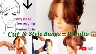 Why Is Korean Bangs So Pretty ? Watch This Video✂️ Step By Step Slowly