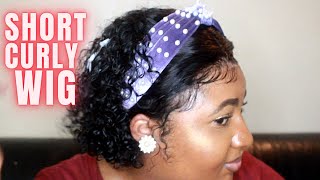 Short Curly Wig | Pixie Cut Curly Wig | Curly Bob Wig | Lace Wig| 10 Inch Curly Bobwig | Amazon  Wig