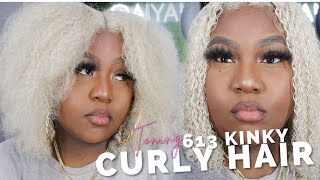 Beginner Friendly How To Tone 613 Hair  With Shampoo & Semi Permanent Hair Color|| Premium Lace Wig