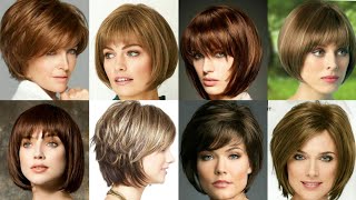 38 Trendy 2022 Short Bob Haircuts With Curtainbangs//Short Hair Hairstyles//Long To Short Haircuts