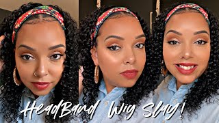 Headband Wig Review! Quick & Easy Install! No Skills Needed Sis! -Ft Wignee Hair